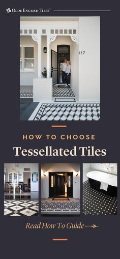 the cover of how to choose tile for your home