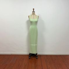 I recreate this Rachel Green mint dress from the 1990s tv show Friends. It was a gorgeous 1990s dress, featured ankle-length form fitted silhouette, with a slit at the skirt. This dress can be made to order in custom size. I have some stock for size US2, US4, US6, US8, US10. For custom size, please message me your bust/waist/hips measurements and your height. Below are the measurements of standard size 2 to size 10 in inches: Size 2(inches): Bust=32 Waist=25 Hips=35 Height=65 Size 4(inches): Bus Rachel Green Mint Dress, Rachel Green Dress, Rachel Green Outfits, Dress Mint Green, Friend Costumes, 1990s Dress, Mint Green Dress, Green Cocktail, Dress Mint