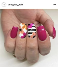 Mother's Day Nails Designs Mom, Dip Nail Inspiration, Fingernails Painted, Diva Nails, Cute Spring Nails, Simple Nail Art Designs, Cute Gel Nails