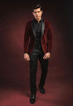 This is only a reference purpose image....Coat Pant Suit For Men, Check Our Wide Range of Stylish and Trending Menswear for Every Special Occasion, Ceremony, Function, Marriage, Wedding, Etc, Top Details:  Color- maroon Fabric- Velvet **Important Note 1 CUSTOMIZATION - We Can Customize the Products That Are Not Printed, Contact Us Via Messages If You Have Any Queries. ---------------------------- COLOR - Color Can Be Customized for the Products(not Printed), Tell Us What Color You Want or We Will Make That for You, **Important Note 2 MEASUREMENT- the Measurements Are to Be Given According to the Chart Given in the Picture.  ---------------------------- For Accurate Fitting, You Have to Provide the Following measurement details for the Top and Bottom(in Inches): For Coat: Chest:  Belly:  Sh Maroon Velvet Suit Men, Men’s Red Suit, Red Velvet Jacket Mens, Red And Black Suit For Men, Red Velvet Suit Mens, Black And Maroon Suit, Red Tuxedo For Men, Dark Red Tuxedo, Red Suit Jacket Mens