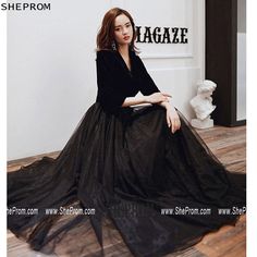 $107.89, Formal Long Black With Tulle Party Dress Vneck With Sleeves No#AM79018 at SheProm. #SheProm is an online store with thousands of dresses, range from Formal,Black,Long Black Dresses,A Line Dresses,Long Dresses and so on. Not only selling #FormalDresses more and more trendy dress styles will be updated daily to our store. Shop now to get $5-10 off! A-line V-neck Dress For Prom Season, Fall Party V-neck Maxi Dress, Elegant V-neck Tulle Dress, Black V-neck Evening Dress For Party Season, Formal V-neck Tulle Maxi Dress, Black V-neck Evening Dress For Spring, V-neck Tulle Maxi Dress For Formal Occasions, V-neck Tulle Maxi Dress For Prom, V-neck Maxi Dress For Fall Party