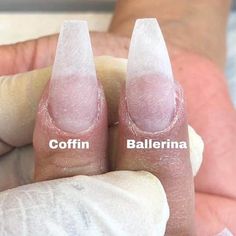 Ballerina Nails Shape, Ballerina Nails Designs, Acrylic Nail Shapes, Nagel Tips, Coffin Shape Nails, Ballerina Nails, Acrylic Nails Coffin, Coffin Nails Designs, Types Of Nails