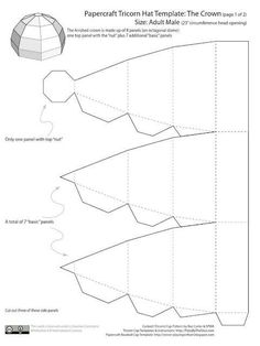 papercraft instructions for how to make an origami hot air balloon that floats in the sky