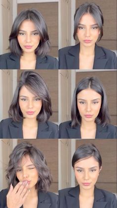 Tuns Bob Lung, Elegant Haircuts, Haircuts Straight Hair, Penteado Cabelo Curto, Hair Scarf, Short Hair Haircuts, Hairstyles Ideas, Gray Hair, 가을 패션