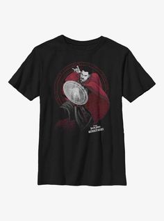 100% CottonWash cold; dry lowImportedListed in youth sizes Doctor Strange Multiverse Of Madness, Multiverse Of Madness, Doctor Strange Marvel, Her Universe, Boy Tees, Doctor Strange, Tshirts Online, Sale House, Shirt Online