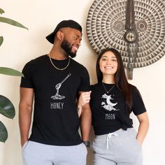 These sweet, minimalist, unisex, honey moon shirts are made of soft jersey cotton, and with  high-quality print. Honeymoon Couples Shirts, Honeymoon Gift for Couple, Honeymoon Matching Shirts, Mr. and Mrs. Honeymoon Shirts, Honeymoon TShirts for Bride and Groom, Couples Honeymoon Tees, Honeymoon Tees, Honeymoon Shirts His and Hers, Cute Gift for Honeymoon. These t-shirts have-ribbed knit collars to bolster shaping. The shoulders have taping for better fit over time. Dual side seams hold the garm Anti Social Social Club Shirt, Mr And Mrs Shirts, Mrs Shirts, Gift For Bride And Groom, Shirts For Couples, Honeymoon Cruise, Cruise Shirts, Church Shirt, Honeymoon Shirts