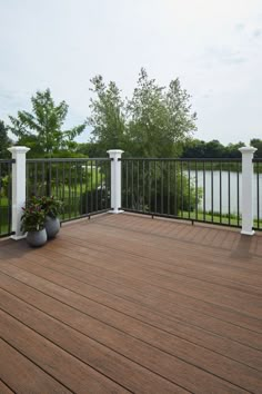 Bring the character-rich look and feel reclaimed wood to your backyard with the TimberTech Reserve Collection. The bold, multi-tonal colors and rustic cathedral grain pattern will look great for years to come without cracking, peeling or warping - all with practically no maintenance from you TimberTech Reserve 5/4-in x 6-in x 16-ft Dark Roast Grooved Composite Deck Board in Brown | RCGV5416DR Rustic Deck Ideas, Deck Board Patterns, Deck Farmhouse, Composite Deck Ideas, Deck Stains, Deck Redo, Wood Deck Railing