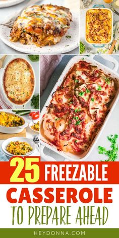 Casserole recipes to freeze Prep Frozen Meals Dinners, Freezer Pot Roast Crockpot, Freeze Casserole Freezer Meals, Easy Meals To Prep And Freeze, Easy Casserole Recipes To Freeze, Pre Prepped Casseroles, Chicken Dishes That Freeze Well, Premade Frozen Dinners, Casseroles That Freeze Well Families