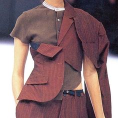 Goth Corporate, Masaki Matsushima, Deconstruction Fashion, Look Cool, Runway Fashion, Fashion Inspo Outfits, High Fashion, Fashion Show, Outfit Inspirations