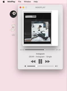 an ipod screen with the music player on it