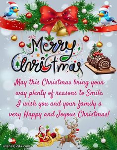 merry christmas wishes for friends and family