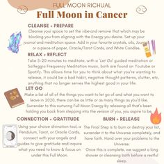 L A T I S H A 🌙✨ on Instagram: “Full Moon in Cancer - December 2020 ♋️✨ If you’ve been wondering how to celebrate and harness this beautiful cosmic energy we’ve been…” December Full Moon, Divination Witch, Zodiac Moon, Moon Astrology, Moon Rituals, Solfeggio Frequencies, Woo Woo, Energy Cleanse