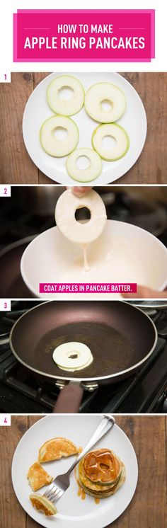 how to make an apple ring pancake