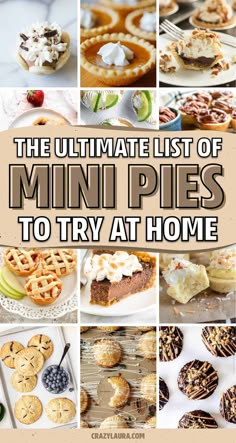 the ultimate list of mini pies to try at home