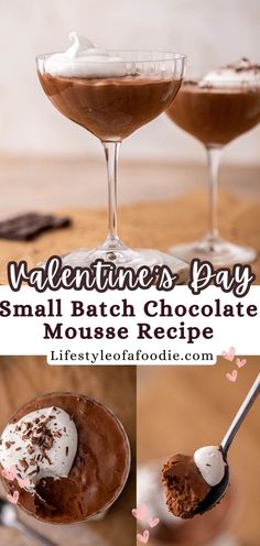 chocolate mousse recipe for valentine's day