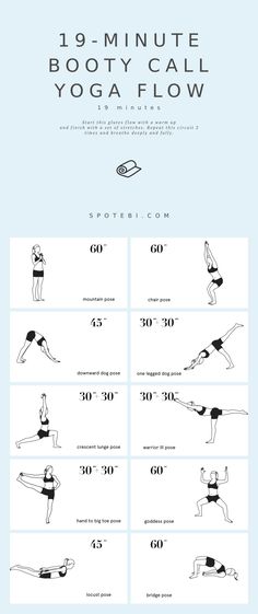 a poster with instructions for how to do yoga