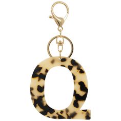 Create personalized items with Leopard Print Letter Keychain - Q! This plastic keychain boasts a dark beige and black flecked leopard print. Use its ring or lobster clasp to connect it to your keys or bag for a modern and fashionable touch!       Details:         Length: 2 3/4"       Width: 2 7/8"       Metal Color: Gold Plastic Keychain, Letter Keychain, Beige And Black, Dark Beige, Metal Color, Hobby Lobby, Letter Prints, Lobster Clasp, Leopard Print