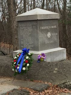 20th Maine Markers | Gettysburg Gone But Not Forgotten, Cemetery, The Fall, Markers