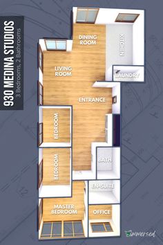 the floor plan for an apartment building