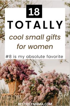 18 Super Cool Small Gifts For Women - Best Self Mama Inexpensive Birthday Gifts, Gifts For Older Women, Small Gifts For Women, 65th Birthday Gifts, Cheap Birthday Gifts, Boss Birthday Gift, Gifts For Young Women, Easy Birthday Gifts, Small Gifts For Friends