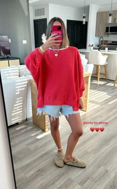 Comfy Gameday Outfit, Oversized Tennis Sweater, Summery Outfits, Cozy Fall Outfits, Glad Rags, Casual Preppy Outfits, Preppy Girl, Warm Weather Outfits, Pinterest Outfits