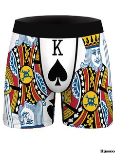 Russoo - Premium Mens High-Stretch Boxer Briefs with 3D Print and Breathable Fabric Technology Digital Print Fashion, Valentines Day For Men, Men Boxers, Christmas Carnival, Cheap Christmas, Mens Snow Boots, Novelty Clothing, Big And Tall Outfits, Christmas Costumes