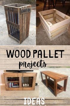 wood pallet projects with text overlay