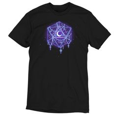 Celestial D20 | Funny, cute, & nerdy t-shirts Dragon Cat, Pop Culture Tshirts, In The Stars, Black T Shirt