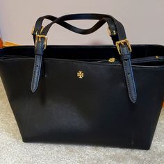 Never Used Tori Burch Purse/Tote Perfect Condition. Tori Burch Handbags Black, Tori Burch, Tory Burch Purse, Tory Burch Handbags, Tory Burch Bags, Tory Burch Bag, Black Tote, Michael Kors Jet Set, Womens Tote Bags