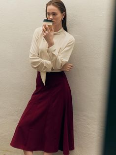 Composition : Shell: Polyester 100% Lining: Polyester 100%Color : NAVY_5(55),NAVY_6(66),NAVY_7(77),WINE_5(55),WINE_6(66),WINE_7(77)Country of Origin : KOREA Granola Business, Maroon Skirt, Flare Skirt, Granola, Business Casual, Composition, Wine, Skirt, Navy