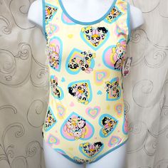 The Powerpuff Girls Bodysuit/Bikini -Suit Size: Large/Put Fits Like Small/Medium See Mesurements- Super Soft- Tag:The Powerpuff Girls,Cartoon Network,Dollskills, Cute Printed Swimwear For Poolside, Cute Printed Swimwear For The Pool, Cartoon Print Swimwear For Summer, Cartoon Print Swimwear For Summer Pool Time, Cute One-piece Swimwear For Pool, Cartoon Print Swimwear For Summer Swimming, Cute Printed Swimwear For Pool, Summer Cartoon Print Swimwear For Pool, Summer Swimwear With Cartoon Print For Swimming