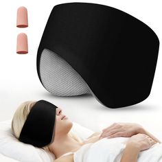 PRICES MAY VARY. 【Perfect Rest Combo】The 2 in 1 sleep mask and ear mask offer you an exceptional rest experience. The eye mask effectively block out light, creating an environment for deep sleep, helping you enjoy a tranquil rest. We've included premium noise-canceling earplugs, designed to further enhance your tranquil experience 【Great Comfort for Sleep】This multifunctional sleeping eye mask is crafted from soft fabric, ensuring comfort for both the sleep mask and ear mask. Unique ear widening Eye Mask For Sleeping, Sleeping Eye Mask, Sound Isolation, Xmas List, Side Sleeper, Eye Cover, Adjustable Headband, Face Contouring, Ear Protection