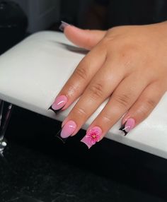 Pelo Color Vino, Girly Acrylic Nails, Simple Acrylic Nails, Classy Acrylic Nails