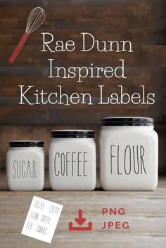 Download these design program ready files for an organized farmhouse kitchen. It’s that time! When habits are evaluated and resolutions made. One of the things that are top of mind for most (and me… Healthy Hobbies, Kitchen Labels, Easy Home Decor, Printable Labels, Super Mom, Design Program, Household Tips