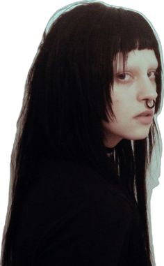 Ghost Girl, Emo Scene, Long Black, Look Cool, New Hair, Hair Inspo