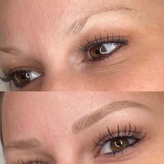 Eyebrow Tinting Before And After Blonde, Microblading For Blondes, Micro Blading For Blondes, Subtle Microblading, Natural Looking Microblading, Eyebrows For Blondes, Eyebrow Inspo Natural, Microblading Before And After, Micro Bladed Eyebrows