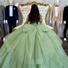 Sage Green Quinceanera, Green Quinceanera Dress, Formal Birthday Party, Corset Ball Gowns, Green Quinceanera, Green Quinceanera Dresses, Princesa Tiana, Soft Sage Green, Girls Birthday Party Dress