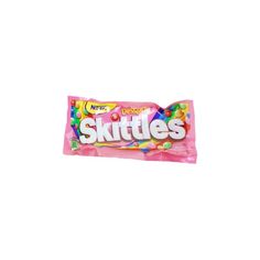 skittles candy bar on a white background