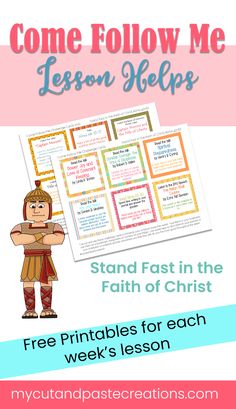 the bible lesson for kids to learn how to follow jesus's message with this printable