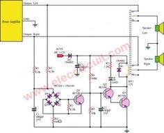 an electronic circuit diagram showing the components