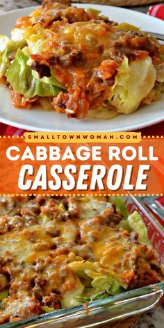 The healthy dinner option! This cabbage roll casserole recipe will become one of your favorite family-friendly dinners. It is loaded with ground beef and rice, this cabbage roll casserole is satisfying while being low-carb and keto-friendly. Pin it now!