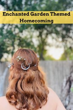 My teen daughter went to her Homecoming dance and it was an Enchanted Garden theme. Here's what she wore and how she did her hair. Enchanted Garden Theme, Elton John Concert, Homecoming Themes, Celestial Dress, Homecoming Dance, Teen Daughters, Here's The Thing, Party Bus, Enchanted Garden