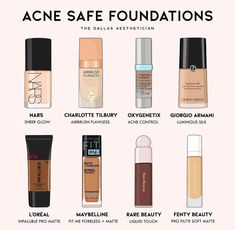 Acne Safe Foundation, Makeup For Acne, Makeup Order, Makeup Items