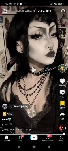 Tradition Goth Makeup, Numetal Goth Makeup, Traditional Gothic Makeup, Drawn On Eyebrows Goth, Blue Trad Goth Makeup, Trad Goth Prom, Trad Goth Eyebrows