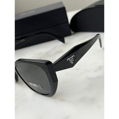 Prada | Accessories | New Prada Pr9zs Sunglasses In Black | Poshmark Prada Accessories, Grey Lenses, Black Silver, Dark Grey, Prada, In Italy, Italy, Sunglasses, Grey