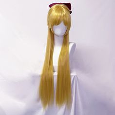 Includin  Wig + Bowtie 
 Material: Heat Resistant Fiber 
 Gender: Gender-bending available 
 
 If you cannot find and like to buy the costume, wig, shoes, weapon or other accessories of this character, pls not hesitate to contact us 
 Please note that due to different screen resolution, products you receive may have a bit different as the one we show here. Sailormoon Hairstyle, Sailor Moon Inspired Hairstyles, Pink Hair Sailor Moon, Salior Moon Hair Pins, Sailor Moon Wig, Gender Bending, Minako Aino, Sailor Venus, Cosplay Wig