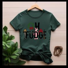 A Christmas Story Oh Fudge Shirt.  Available in various color and sizes. Christmas Shirt Ideas, Oh Fudge, Christmas Story, A Christmas Story, Shirt Ideas, Christmas Shirt, Fudge, Shirt Design, Design Ideas