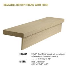 an image of a wooden shelf with measurements for the top and bottom section on it