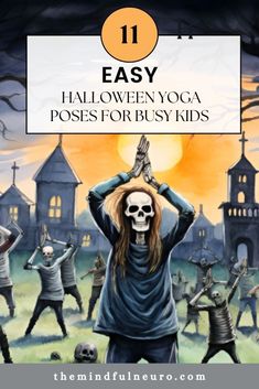 11 Easy Halloween Yoga Poses for Busy Kids (+Freebie) Halloween Yoga Poses For Kids, Halloween Yoga Poses, Halloween Yoga For Kids, Yoga Halloween, Dance Activities, Toddler Yoga, Childhood Activities