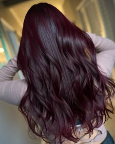 Wine Red Hair On Black Hair, Red Colour On Black Hair, Dark Maroon Hair Color, Blackberry Burgundy Black Hair, Cherry Black Hair Color Dark Brown, Red Hair Color On Black Hair, Chocolate Cherry Red Hair Color, Black Cherry Red Hair Color